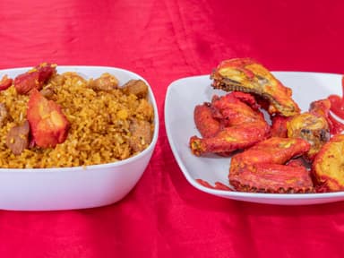 1 Pollo Frito + Arroz Paisa (1kg)