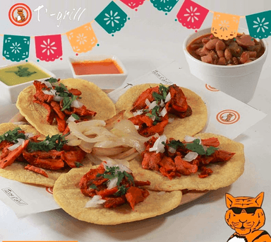 Combo 1. Orden de 5 Tacos al Pastor