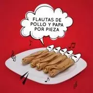 Flauta por pieza