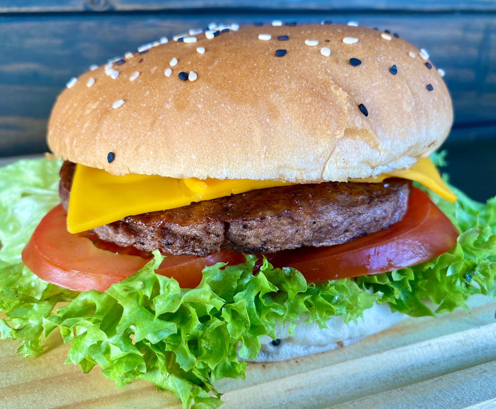Hamburguesa Hawaiana con Papas