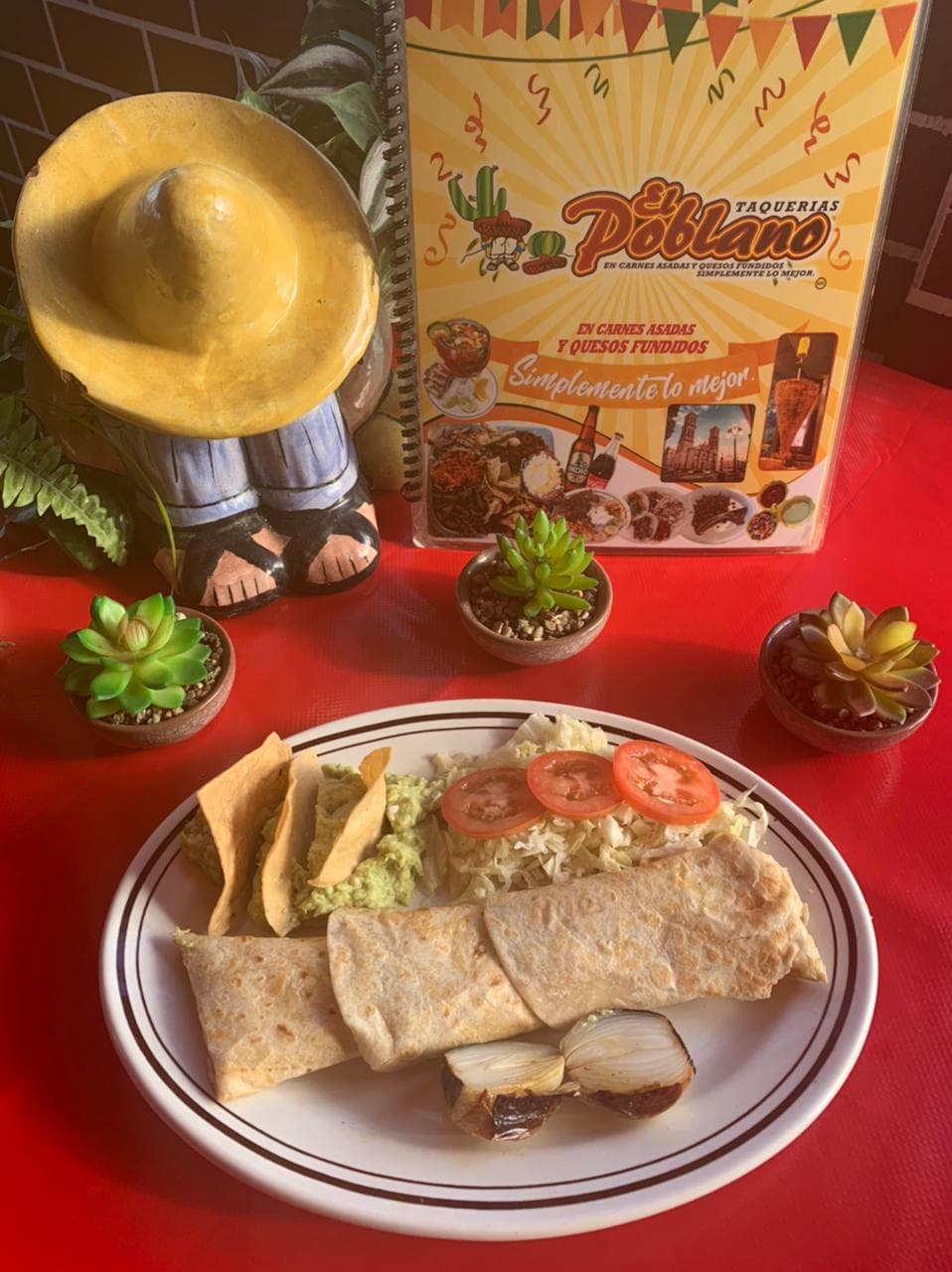 Burrito con carne