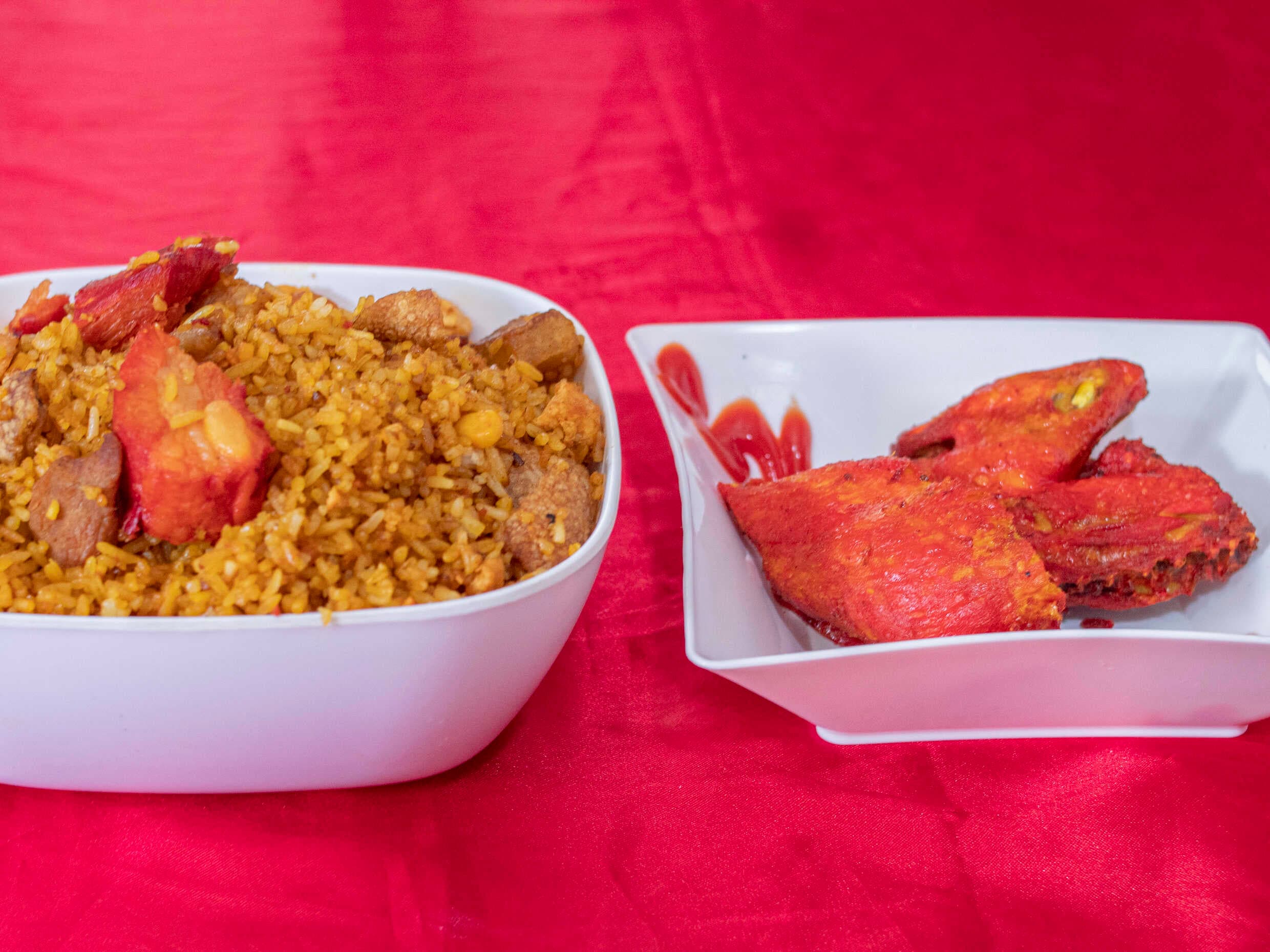 1/2 Pollo Frito + Arroz Paisa (1kg)