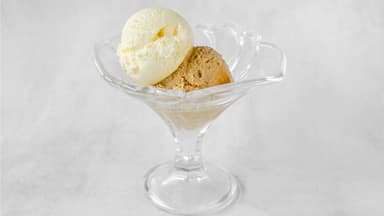 Vaso C&W 2 sabores de helado