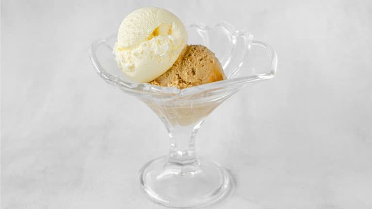 Vaso C&W 2 sabores de helado