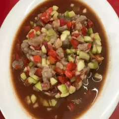 1 Lt. Ceviche de Camarón Crudo
