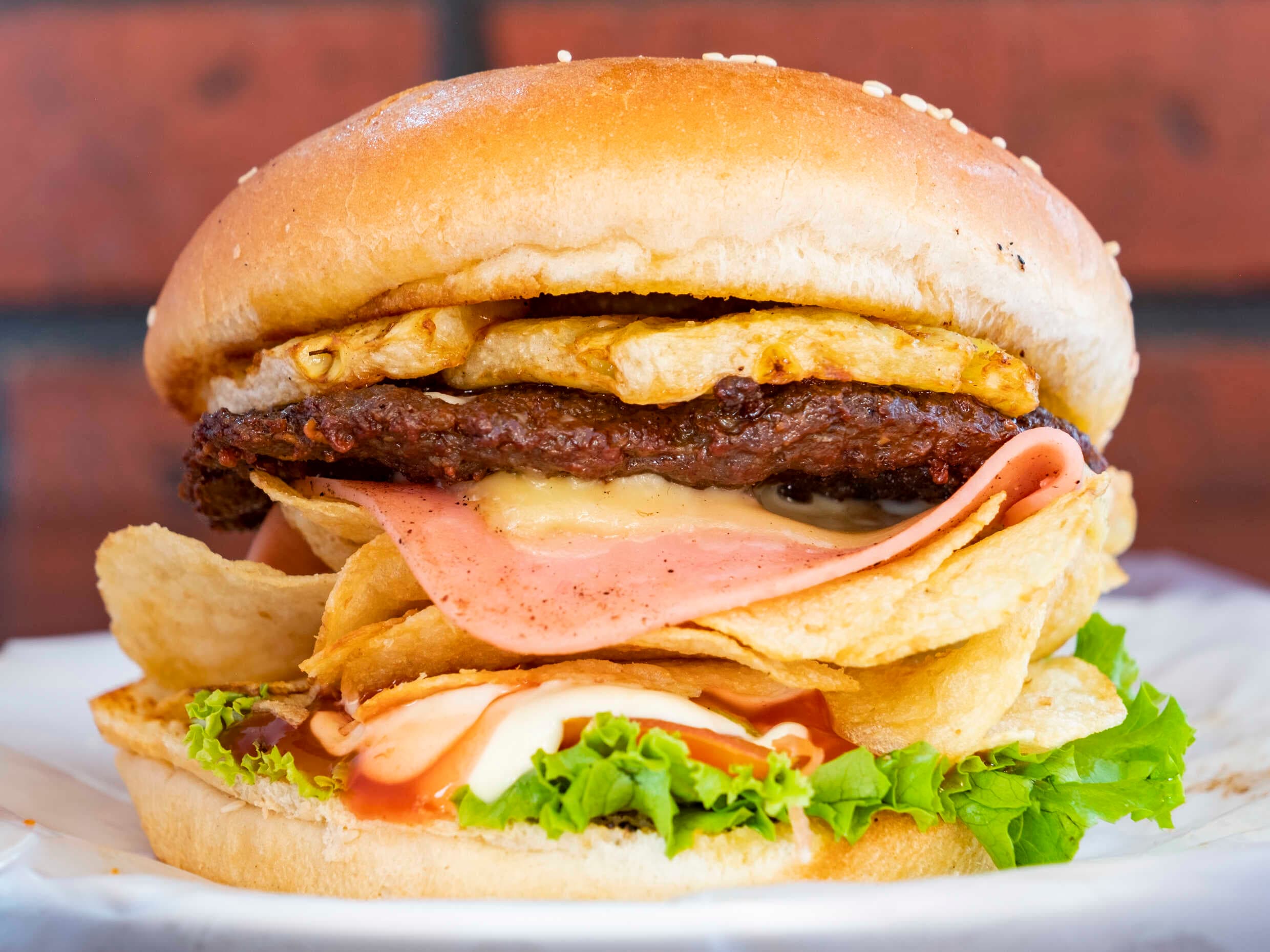 Hamburguesa Hawaiana