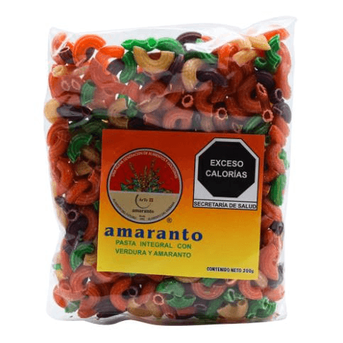 Pasta Integral con Verdura y Amaranto Codito 200 g