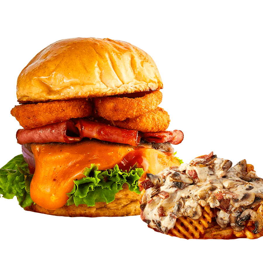 Combo Jack Daniel's Burger con papa nachos