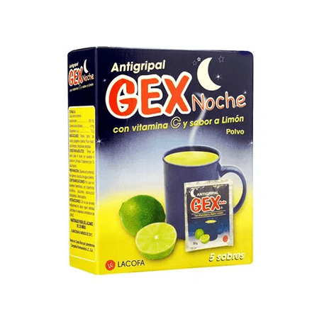 Antigripal Gex Noche Caja 5 Uds