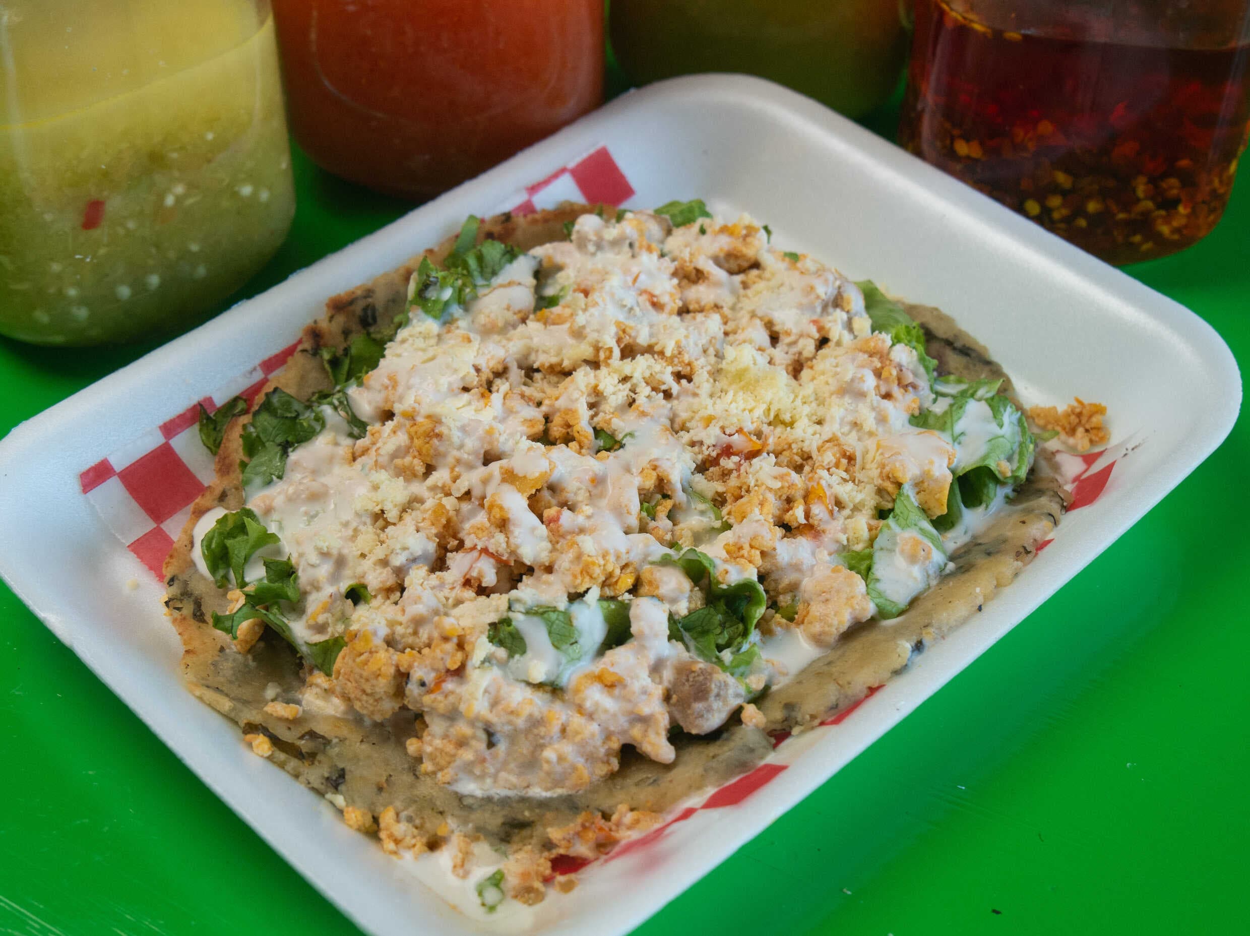 Huarache de maíz