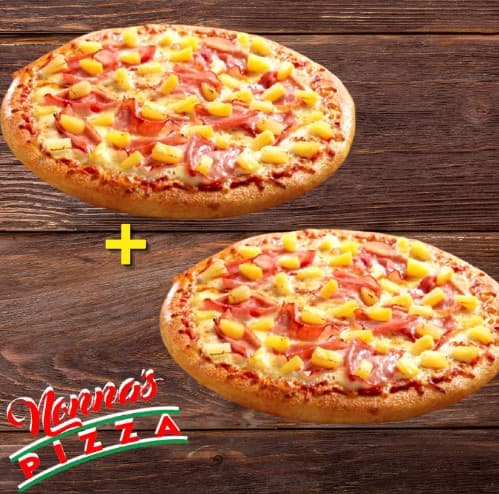 Combo - 2 Pizzas Hawaianas Grandes