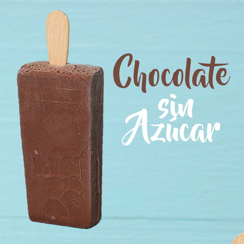 Paleta de Chocolate Sin Azúcar