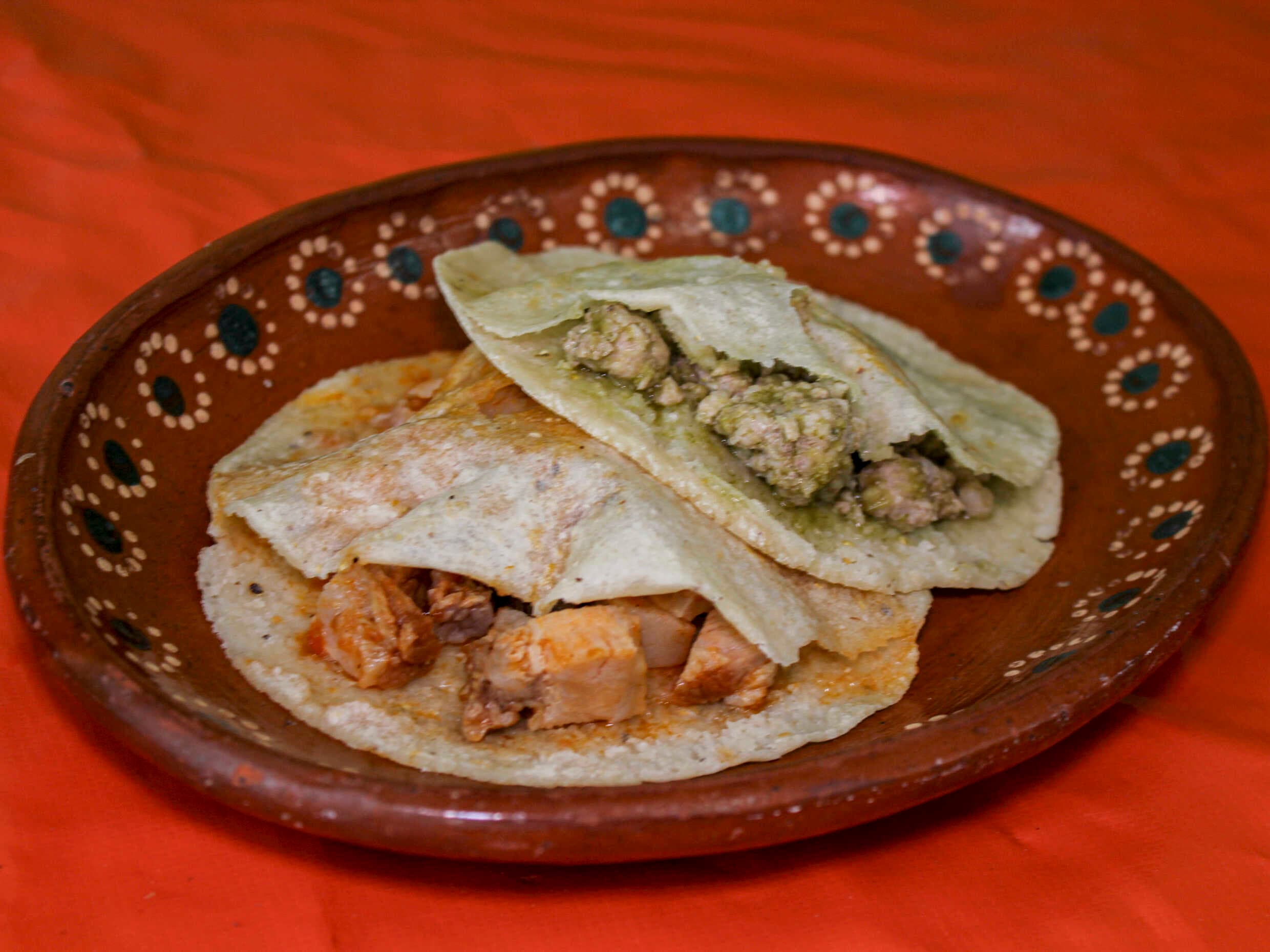 Gordita de Puerco en Salsa Verde.