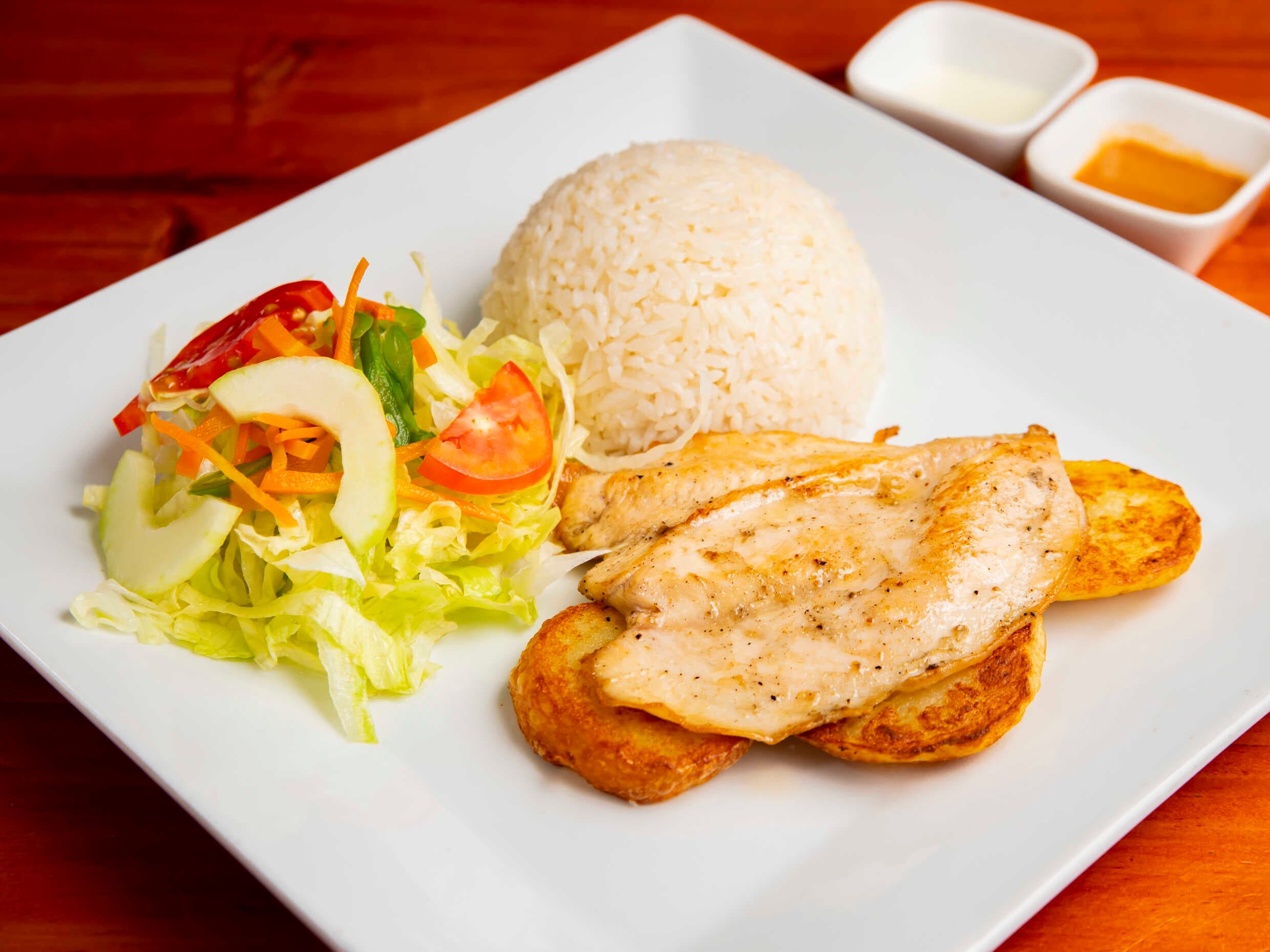 Pechuga de Pollo a la Plancha + Bebida