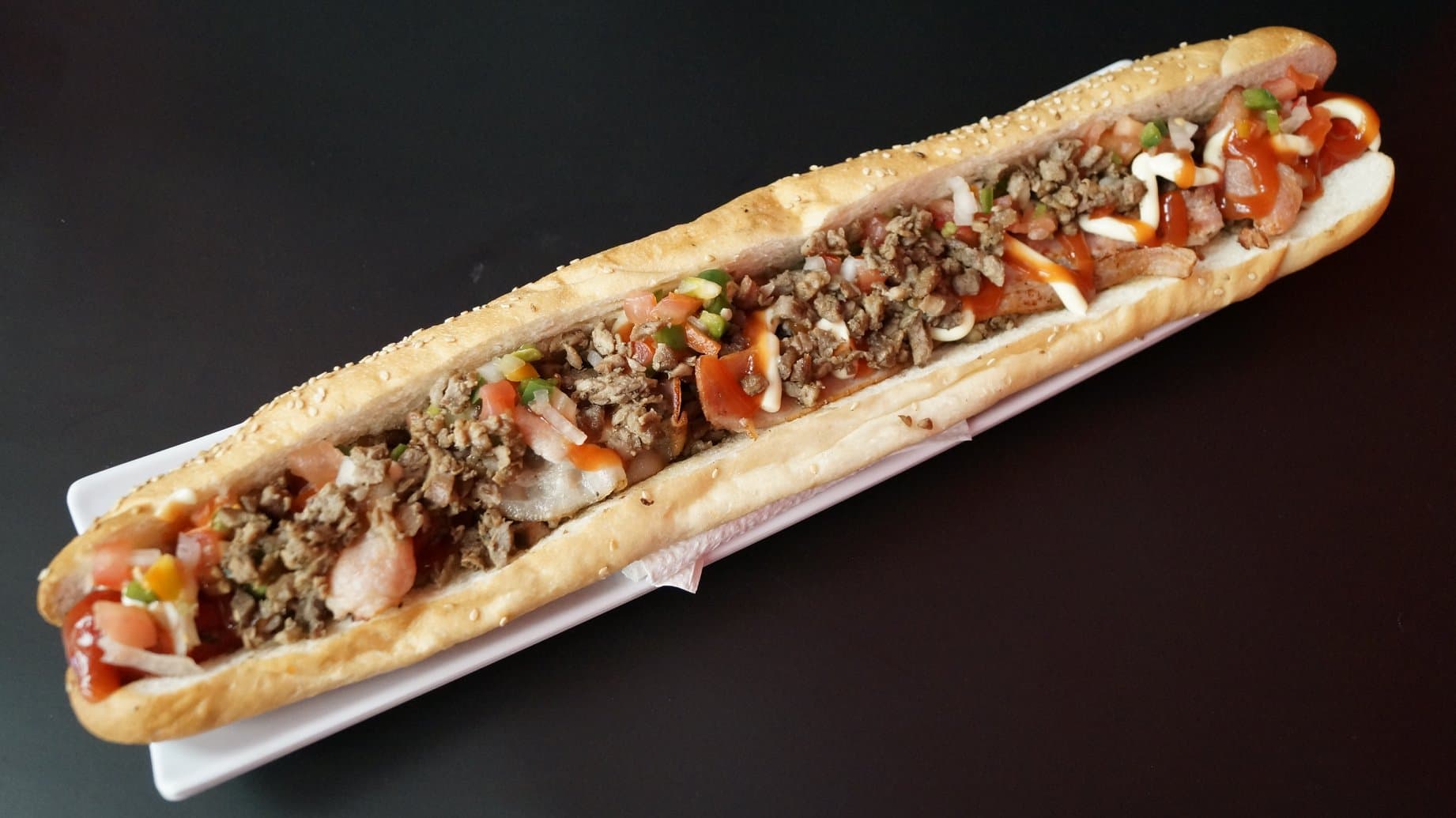 Hot Dog Misil con Carne