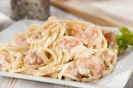 Pasta con Camarones