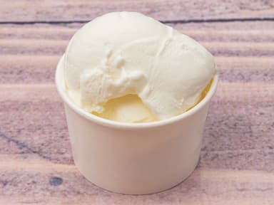 Helado de vainilla