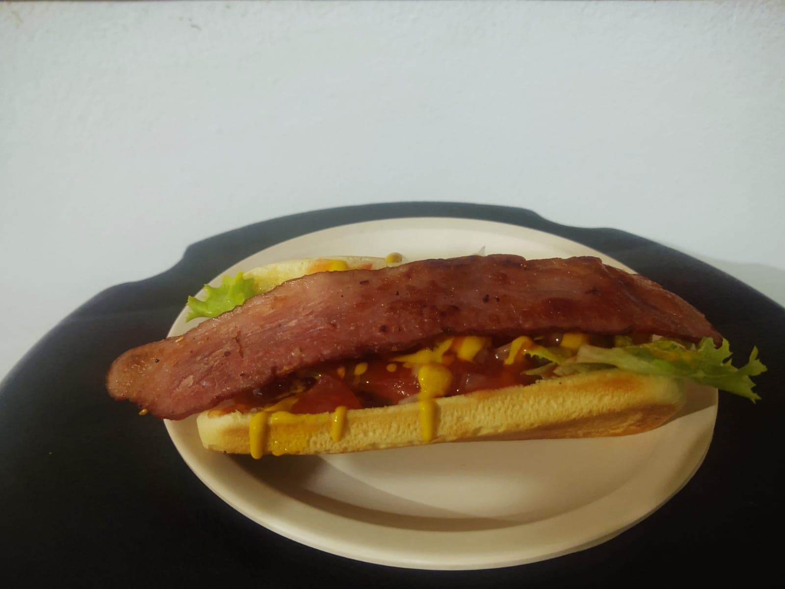 Hot Dog con Tocino