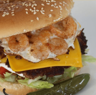 Hamburguesa Mar y Tierra