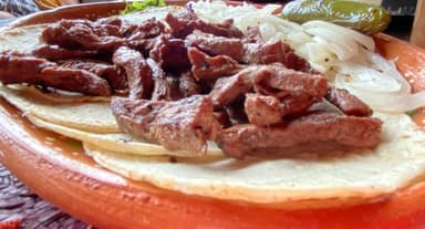 Tacos de Arrachera a la Pimienta