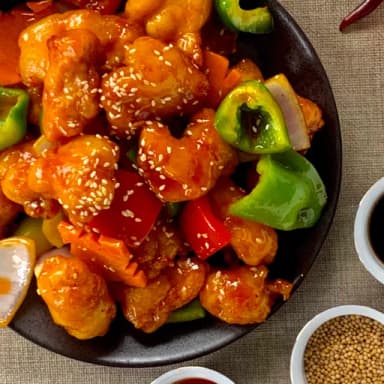 Pollo en Salsa Agridulce