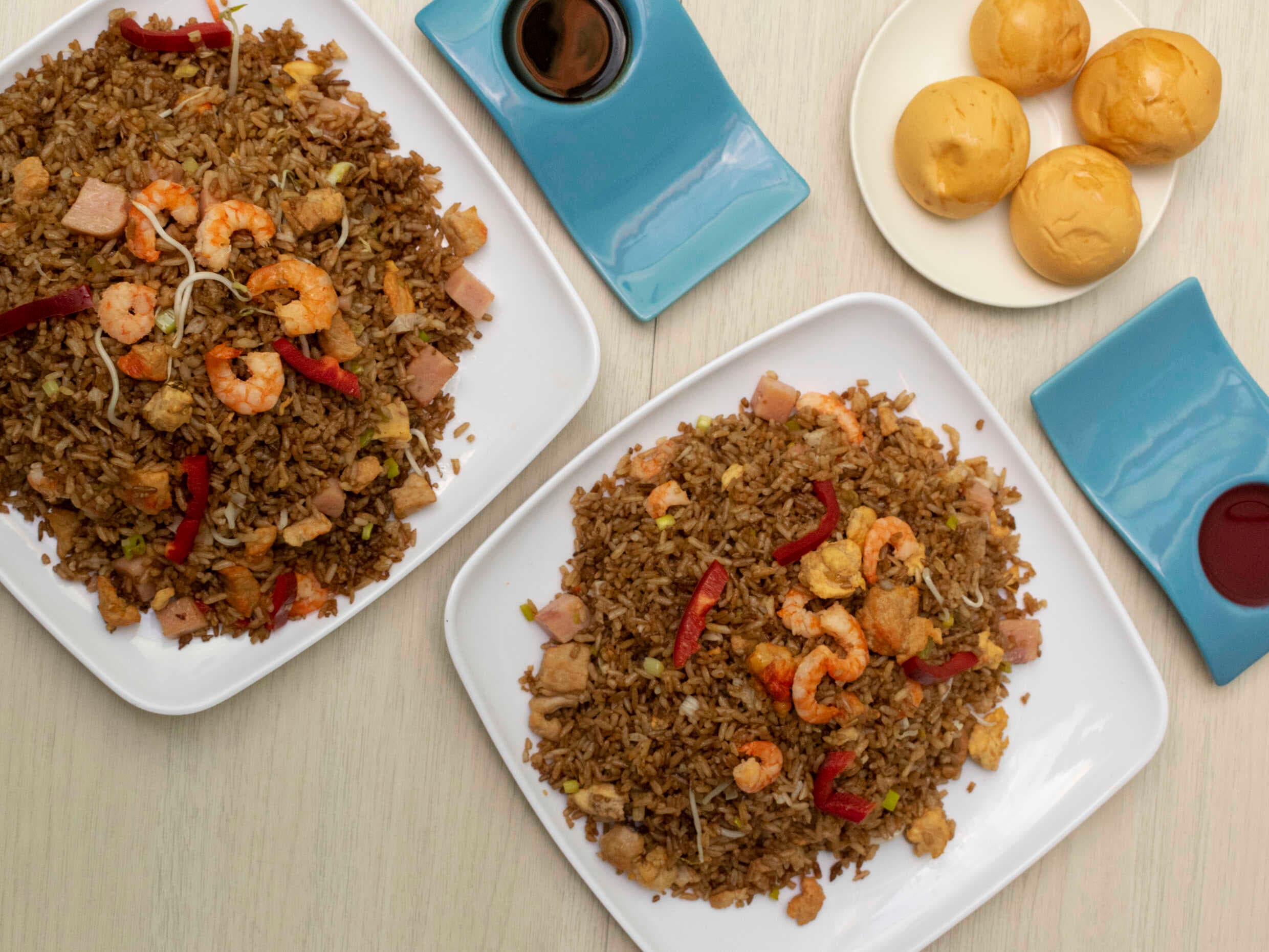 Arroz chino para 4 personas