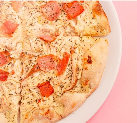 Pizza Carbonara.