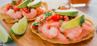 Tostada de Camarón