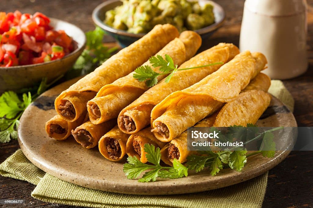 Tacos Dorados de Pollo (3)
