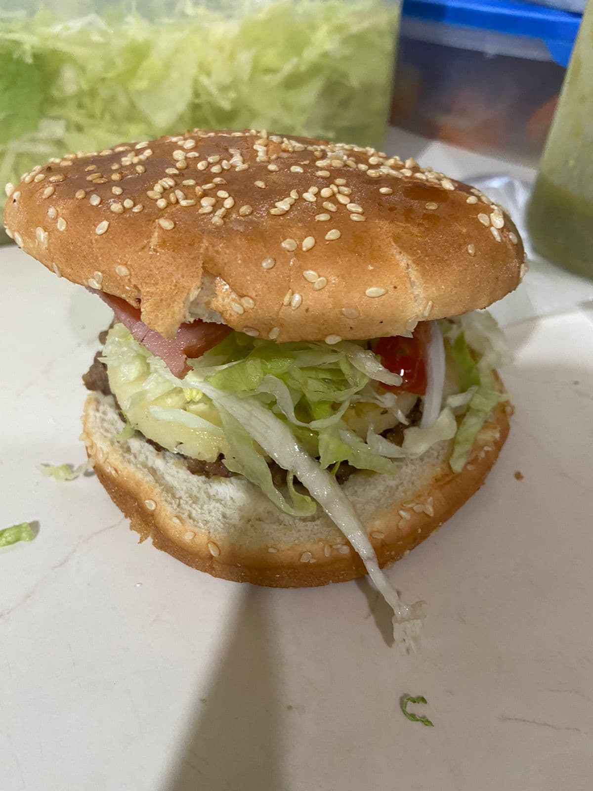 Hamburguesa Hawaiana