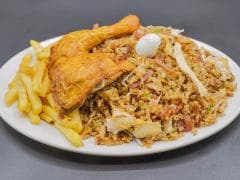 Arroz Valenciano con 1/4 Pollo