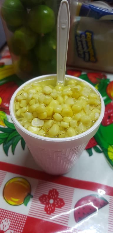 Vaso de Elote Preparado