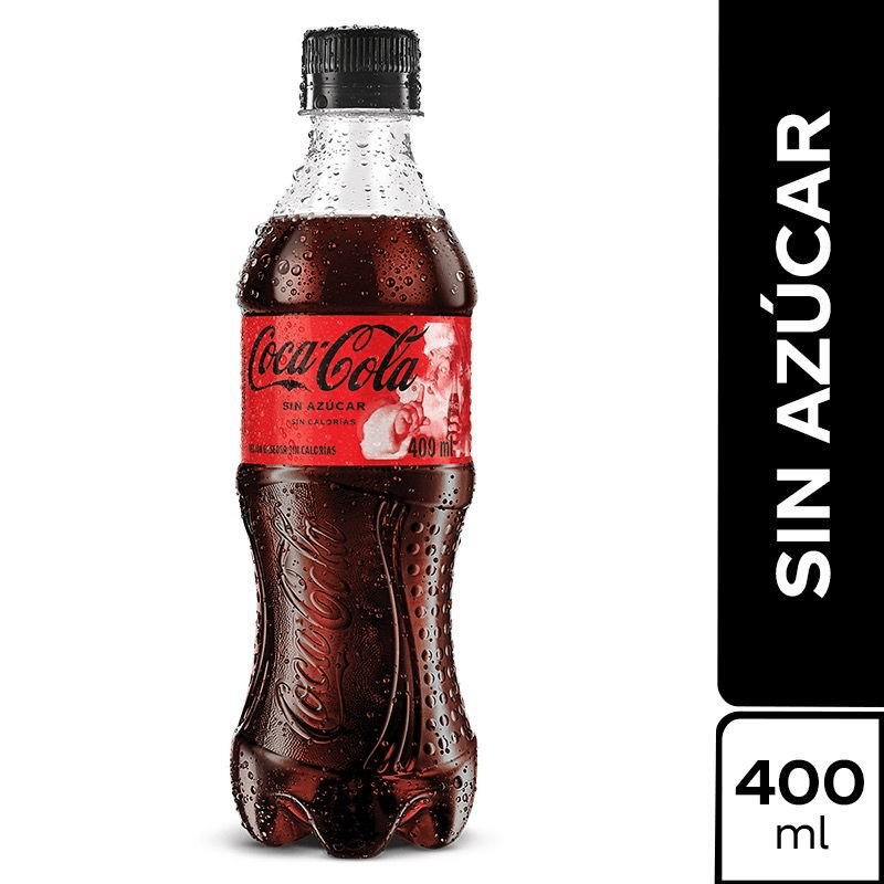Gaseosa Coca-Cola Sin Azucar 400ml