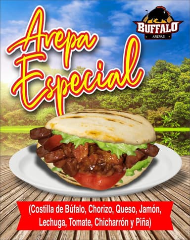 Combo Arepa Especial + Jugo hit 500ml