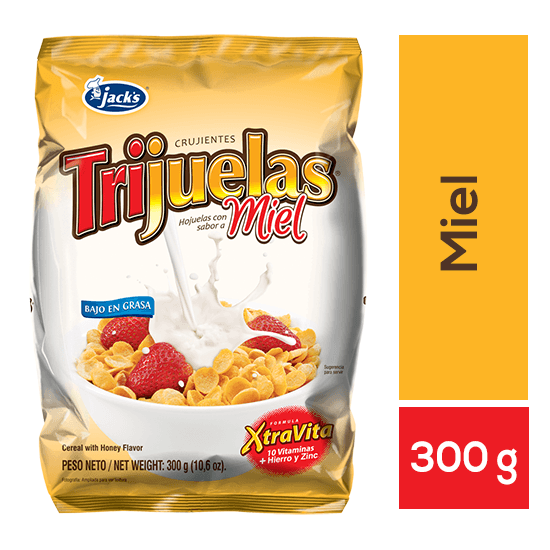 Jacks Cereal Trijuelas Bolsa 300 g 2892