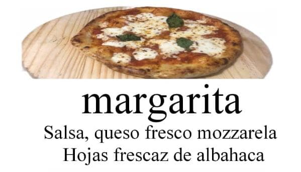 Pizza Margarita Mediana 8 Rebanadas