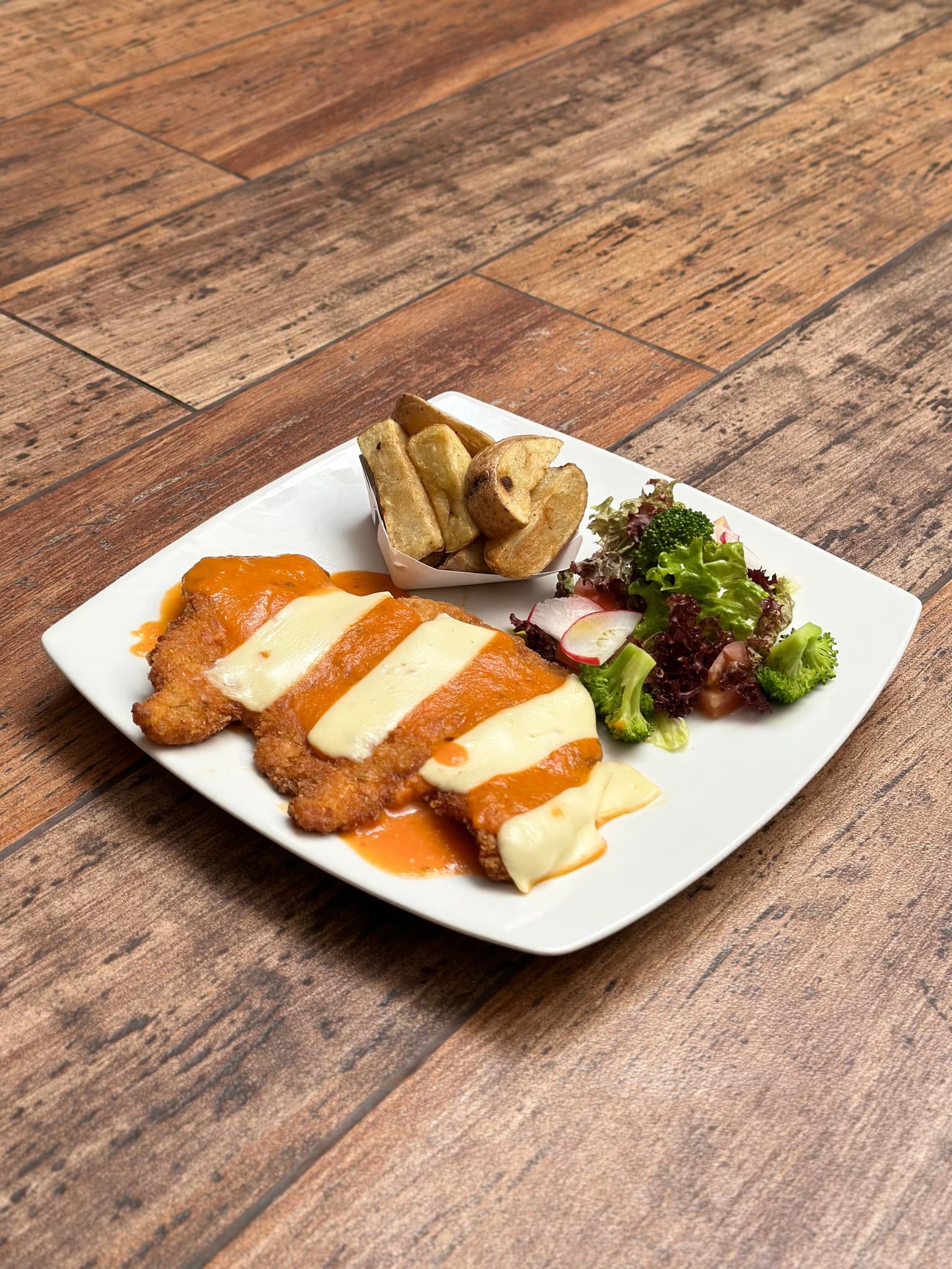 Milanesa de Pollo Napolitana
