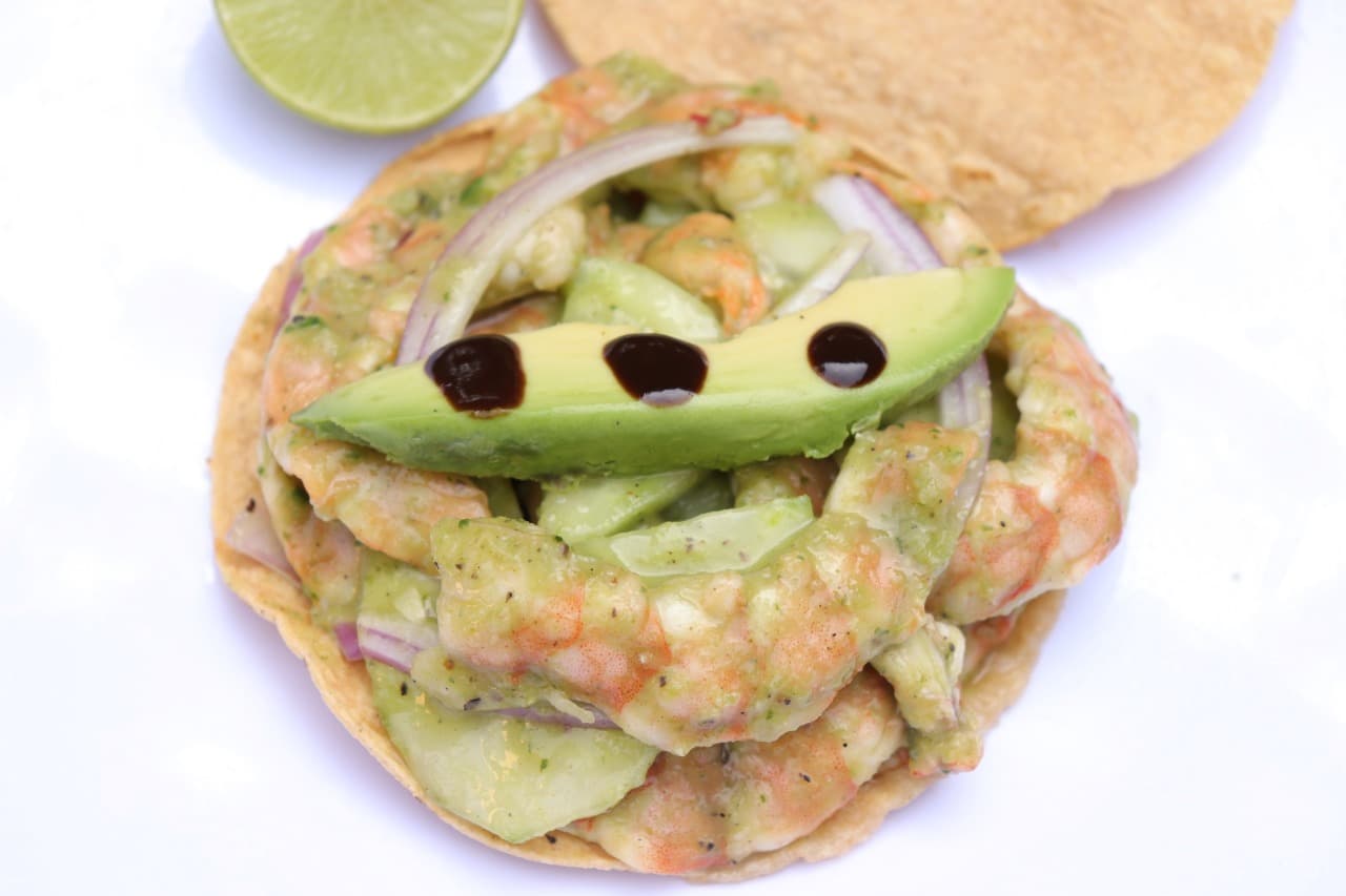Tostada de Aguachile Verde