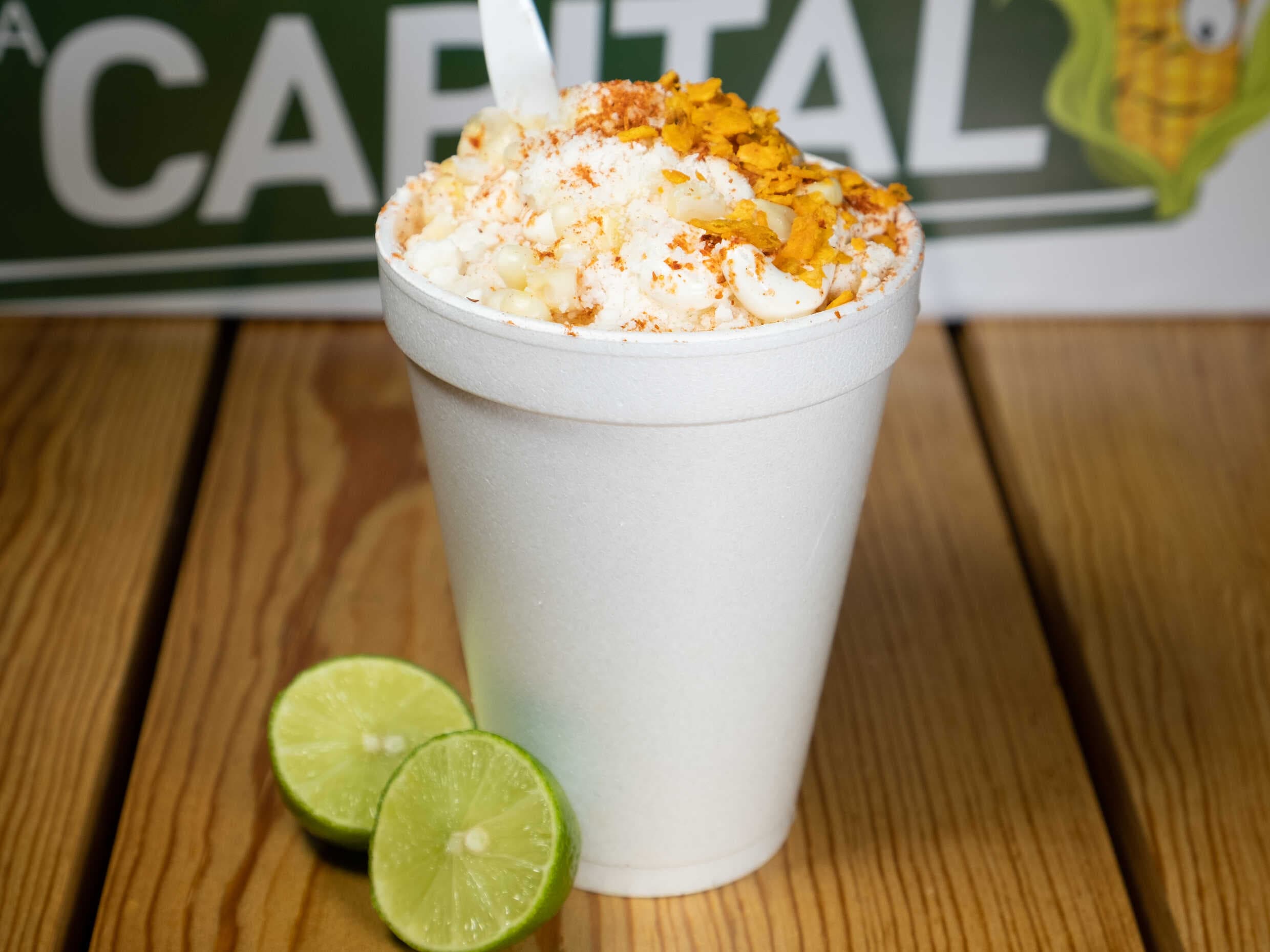 Elote En Vaso Chico
