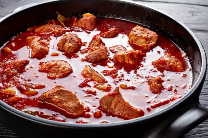 Costillas de Puerco con Chile Colorado