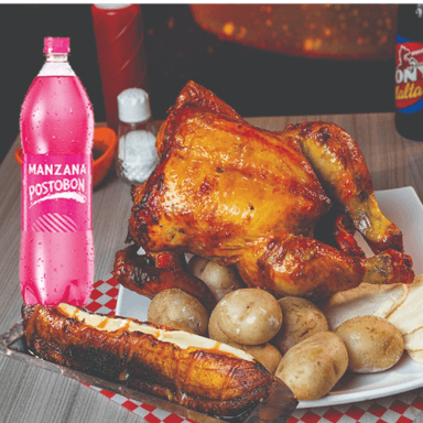 Combo 1 Pollo Asado + Gaseosa 1Lt