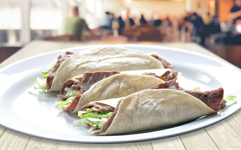 Taco De Carne Asada De Res (1 pieza)