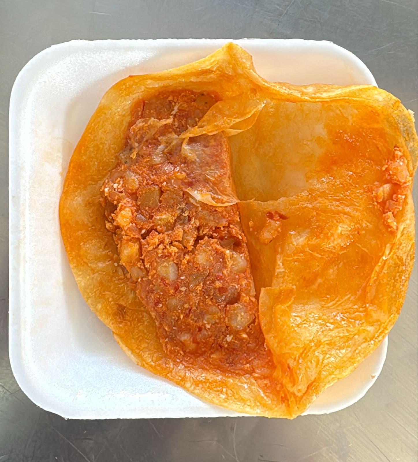 Papa con Huevo de harina