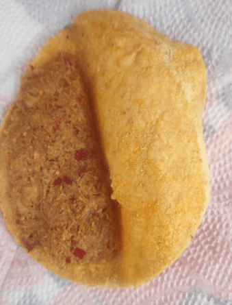 Taco de Chicharrón Prensado Rojo