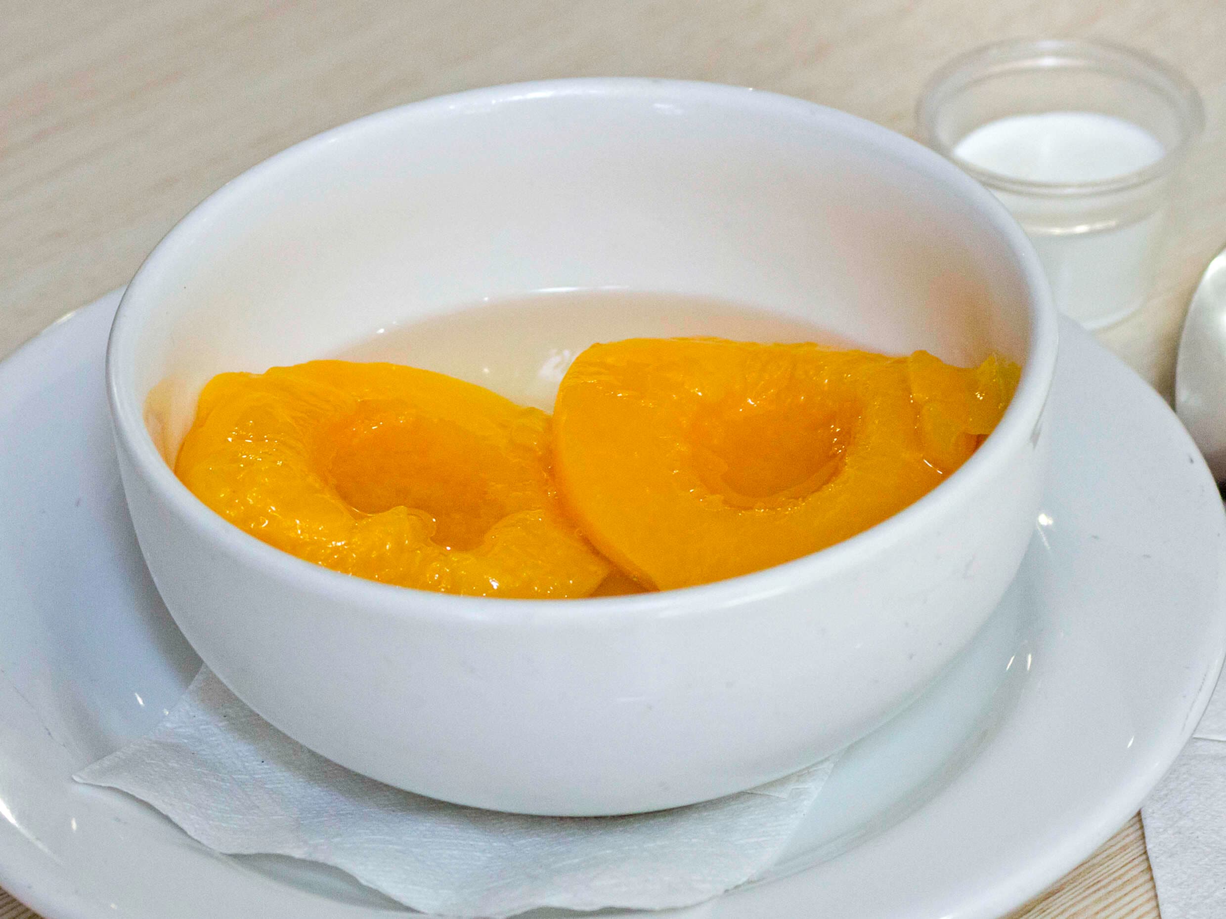 Duraznos en almibar