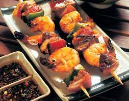 Brochetas Mar y Tierra