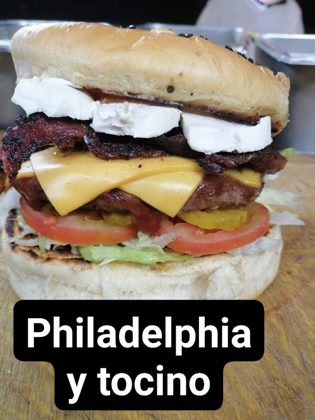 Hamburguesa Philadelphia