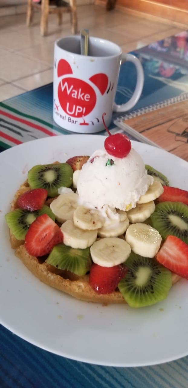 Waffle M&M's Delicioso