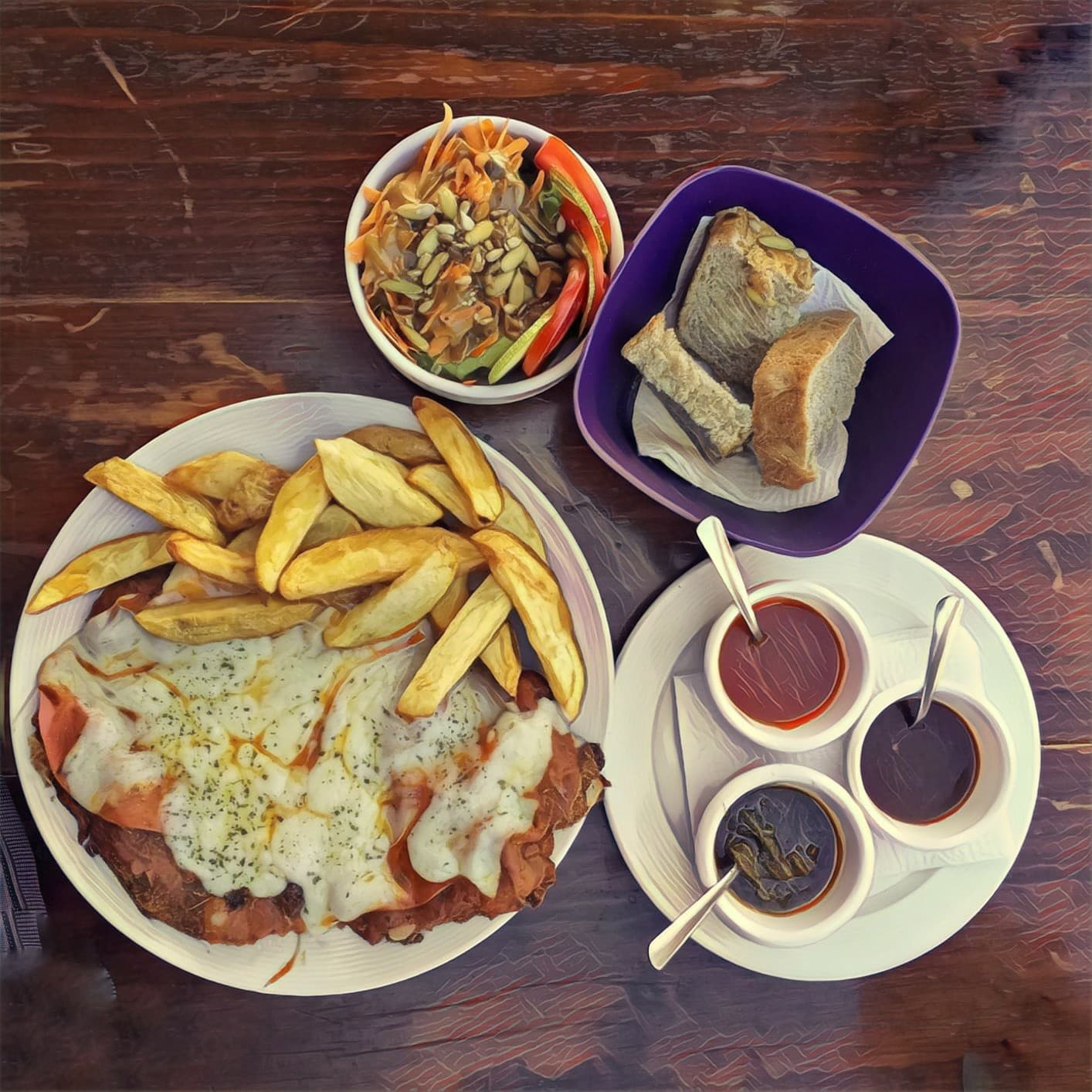 Milanesa de Carne de Res Napolitana