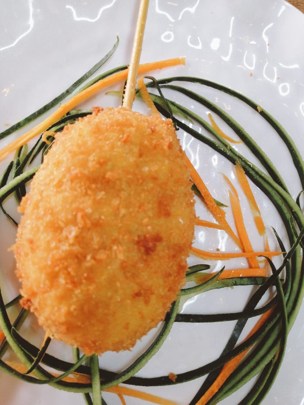 Kushiage de platano